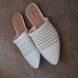 Torrid Woven Slip On Mule